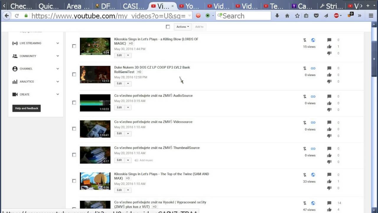 Návod na přeškrtnutý text v názvu videa na Y̶o̶u̶t̶u̶b̶e / Strikethrough text in video title [CZ/EN]