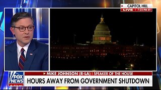 Speaker Johnson: Schumer Shutdown Govt To Save His Senate Seat from AOC