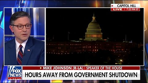 Speaker Johnson: Schumer Shutdown Govt To Save His Senate Seat from AOC