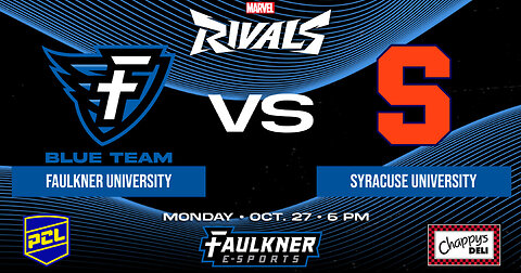 Marvel Rivals- Faulkner Blue vs. Syracuse (10/27/2025)