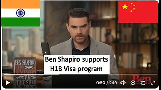 Ben Shapiro supports H1B and gets roasted