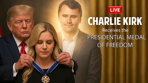 🔴 LIVE: Charlie Kirk Receives the Presidential Medal of Freedom