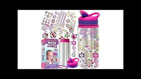 Purple Ladybug Decorate Your Own Water Bottle Review