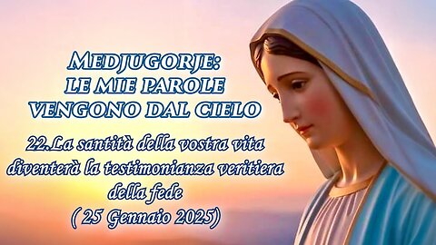 (31 OTTOBRE 2025) – PADRE LIVIO FANZAGA: “〽EDJUGORJE: ⭐LE MIE PAROLE VENGONO DAL CIELO” =22 ⭐'La santità della vostra vita diventerà la testimonianza veritiera della fede'=/|😇💖🙏|\