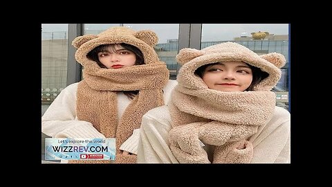 Fashion Winter Women Novelty Beanies Caps Warm Bear Ear Hat Casual Plush Review