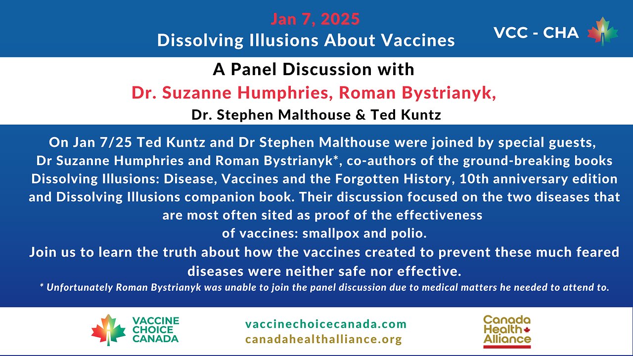 Panel Discussion with Dr. Suzanne Humphries, Dr. Stephen Malthouse & Ted Kuntz