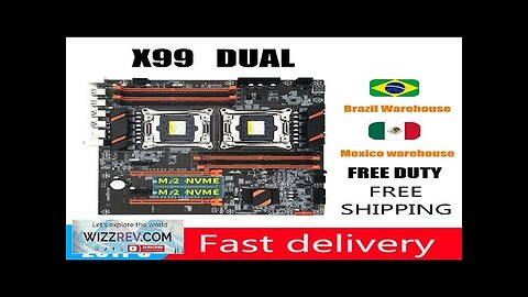 X99 Motherboard Dual CPU M.2 LGA 2011 V3 E-ATX USB3.0 SATA3 8 Review