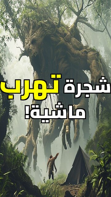أشجار تمشي؟ حقيقة أم خيال؟ ‍♂️
