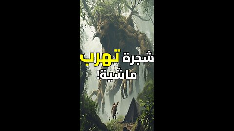 أشجار تمشي؟ حقيقة أم خيال؟ ‍♂️