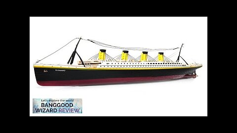 NQD 757 1/325 2.4G 80cm Simulation Titanic RC Boat Electric Ship Model Review