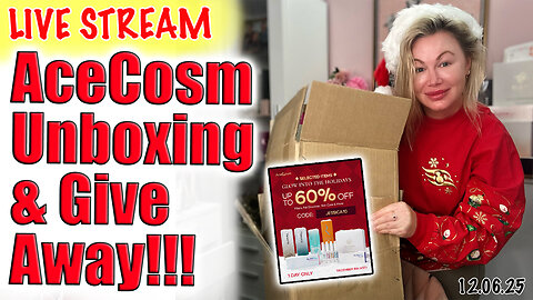 Live AceCosm Unboxing, Sale Starts in 12 Hours and Give Away! Code Jessica10 Saves you money