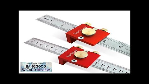 30cm Scribing Ruler with 90 Degrees Scale High Precision Measuring and Marking Review