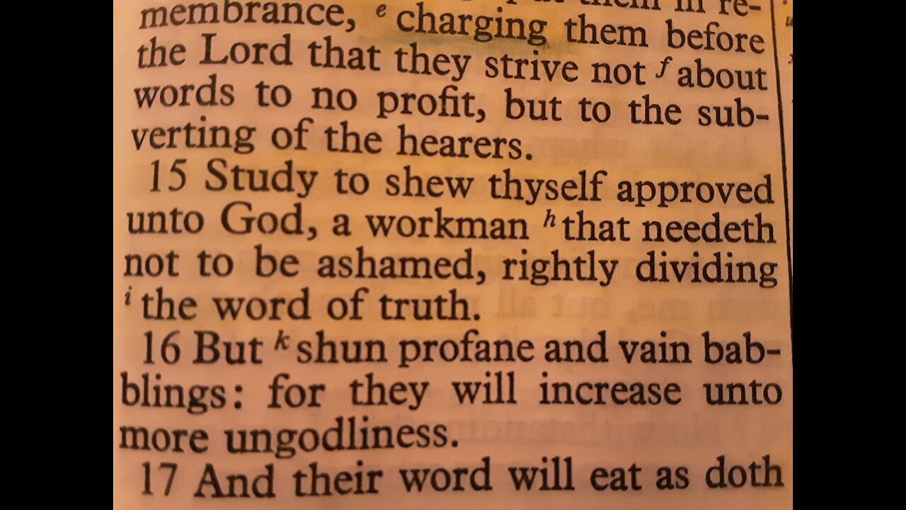 Reading, Studying, Believing, Abiding & Living God's word is the best place to be.