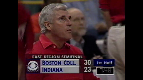 March 25, 1994 - College Basketball : #9 Boston College vs. #18 Indiana University (Sweet 16)