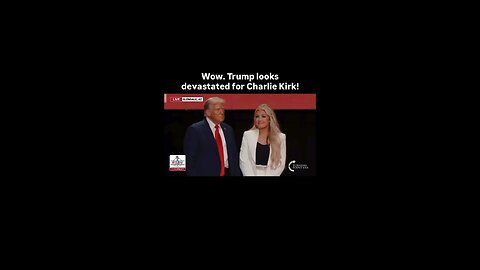 WOW!! Trump looks devasted for Charlie Kirk