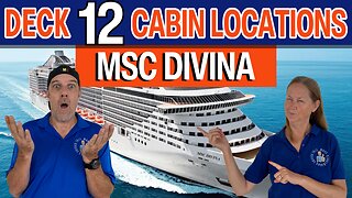 MSC Divina Cabin Deck 12 | Tall Man's Cruise Adventures