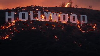 More fire more judgement on California: Hollywood hills