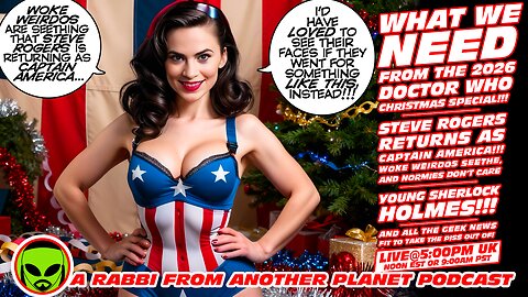 LIVE@5: What's Coming in Doctor Who Christmas 2026??? Steve Rogers Captain America!!! Young Sherlock Holmes!!!