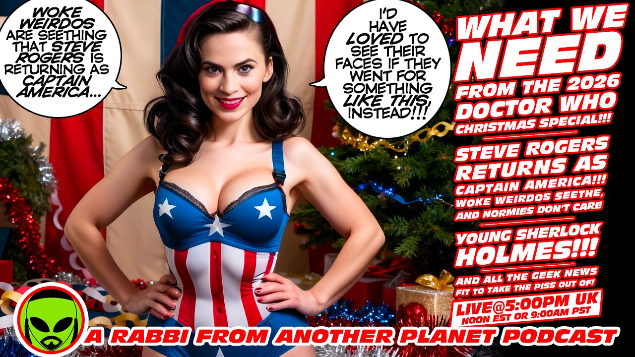 LIVE@5: What's Coming in Doctor Who Christmas 2026??? Steve Rogers Captain America!!! Young Sherlock Holmes!!!