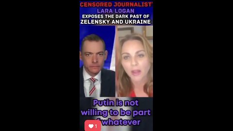 Lara Logan tells you in 1 minute exactly what is happening in the Ukraine 🇺🇦 Putin is a Hero