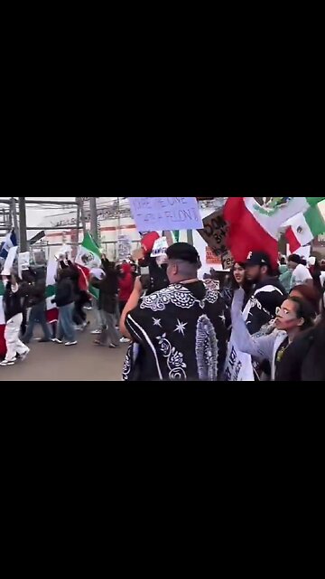 Large Group Terrorizes Drivers Blocking Streets In Dallas While Demanding Open Border With Mexico: 2