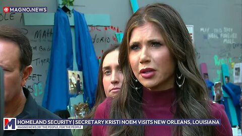 DHS | Secretary Kristi Noem visits New Orleans, Louisiana ahead Super Bowl LIX (Feb 03, 2025)