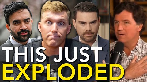 Mamdani Blames BOMB Threat on... Tucker Carlson DESTROYS Ben Shapiro Over Nick Fuentes