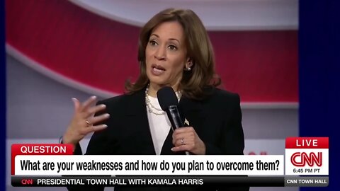 Most Cringy Moment of Kamala's Campaign - "I'm kind of a nerd sometimes" who can't name a weakness