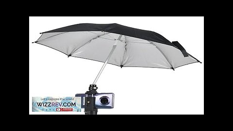 Camera Umbrella with Hot Shoe Phone Holder Sun Hood Glare Reducing Sunshade Review