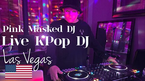 KPop DJ Pink Mask Plays Mix of Hottest KPop Songs Music