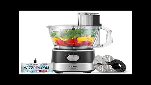 VEVOR Food Processor 14-Cup Vegetable Chopper for Chopping Mixing Slicing and Kneading Review