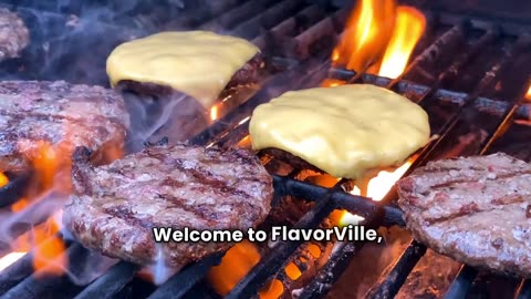 Truffle Fire Melt Burger 🔥🍄 | FlavorVille Chemistry in Motion