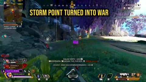 3 Squads Pushed Us in Storm Point… We Survived | Apex Legends #apex #apexlegends