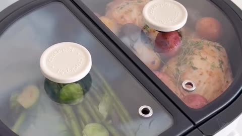 Crock Pot MultiMeal Dual Pot Multicooker, Slow Cook, Sear, Bake, DualSync Timer