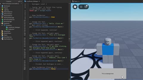 Dialogue System (Lvl 1) - Script Demo