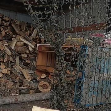 Loading Firewood in the Snow_ Easy, Quick, and Ready to Burn! #livingoffgrid #homesteading