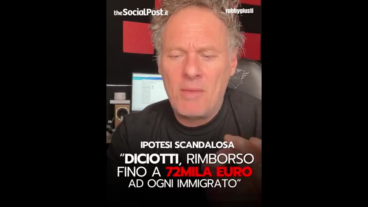 Robby Giusti - FINO A 72 MILA EURO A TESTA AI MIGRANTI DELLA DICIOTTI? (08.03.25)