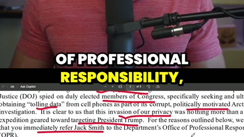 Biden DOJ BUSTED SPYING on Senators to Target Trump