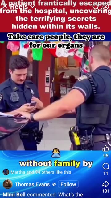 The most dangerous place is a hospital! Beware of the people in white clothes