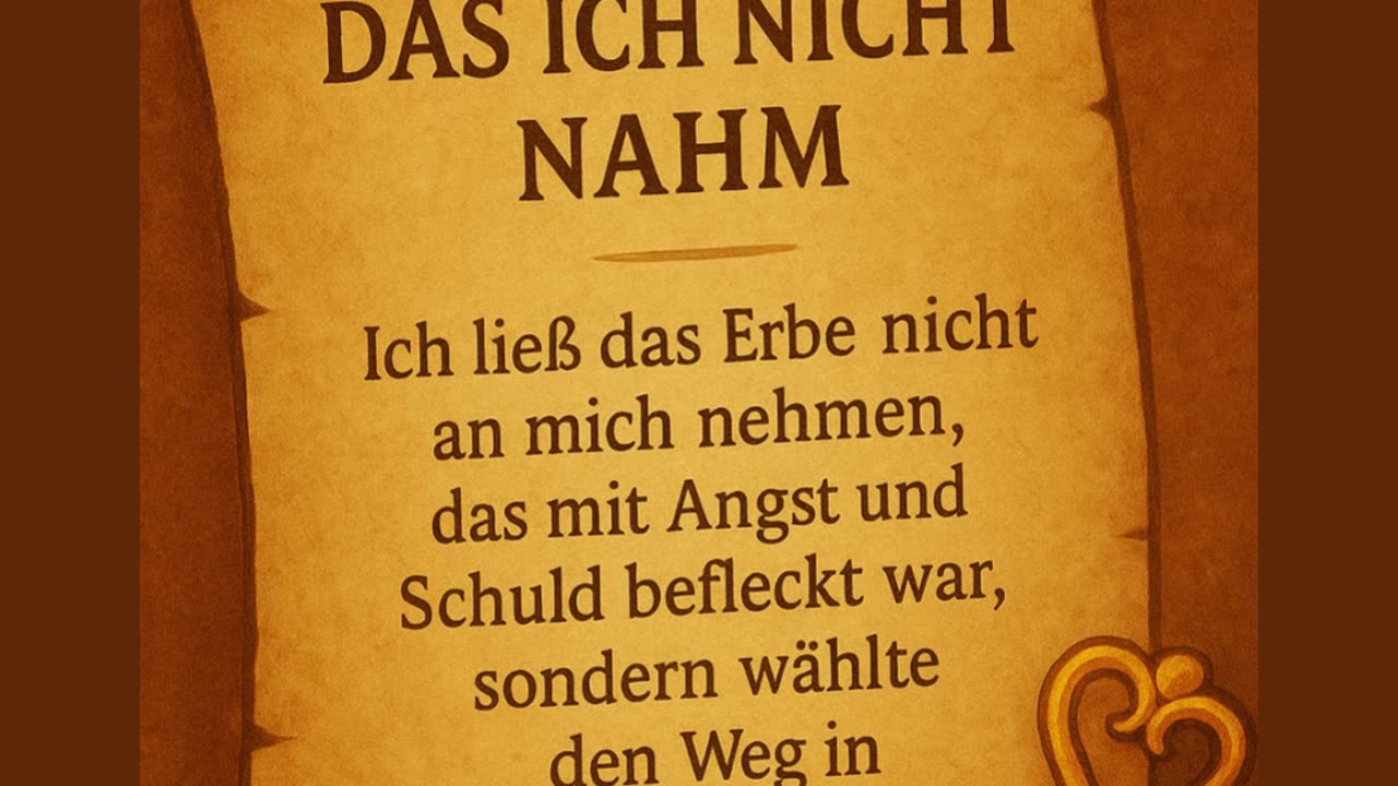 Das Erbe, das ich ablehnte 💛