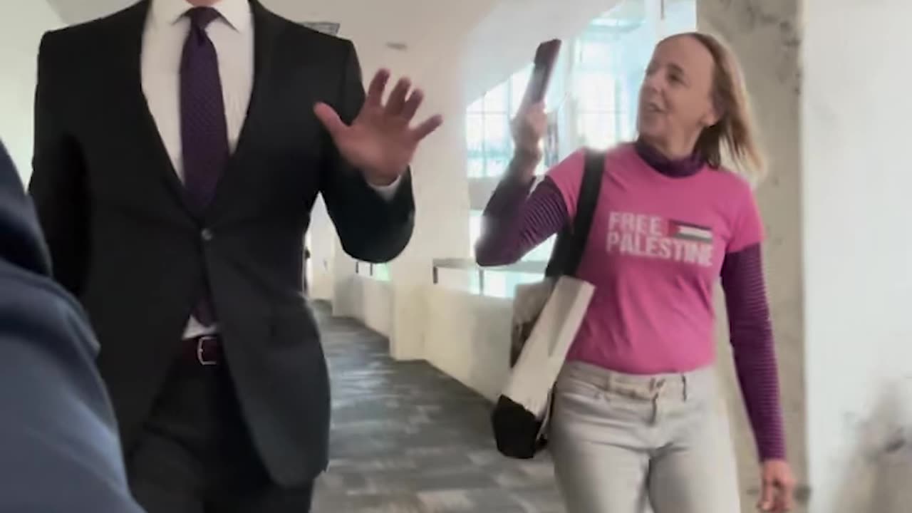 Sen. Hawley Tells Code Pink Activist She Should Be Investigated