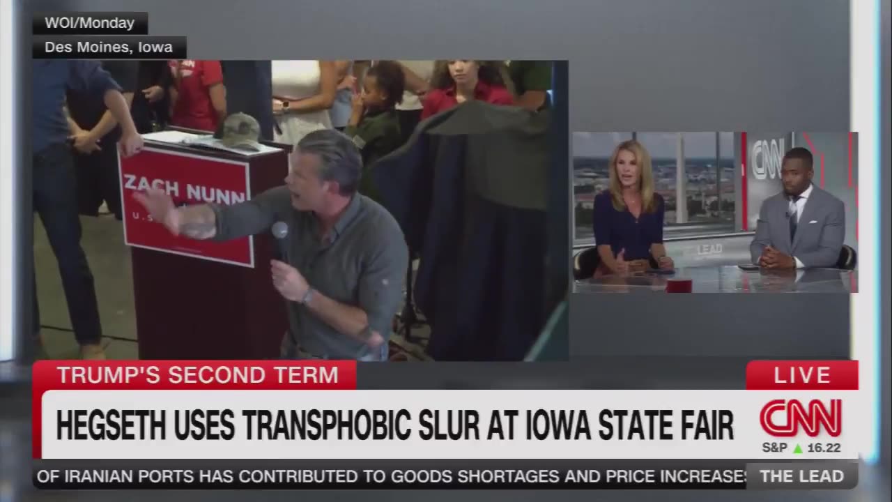 Pete Hegseth makes CNN MELT DOWN over "transphobic slur" thumbnail