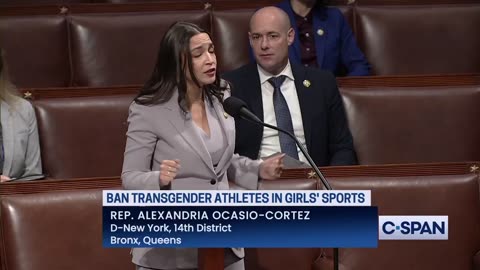 AOC Labels Republicans As 'Bigots' For Voting To Ban Men From Women's Sports