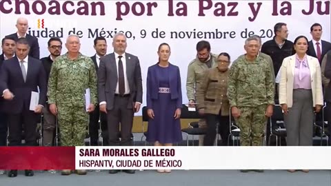 Gobierno mexicano presenta plan de paz y justicia para Michoacán