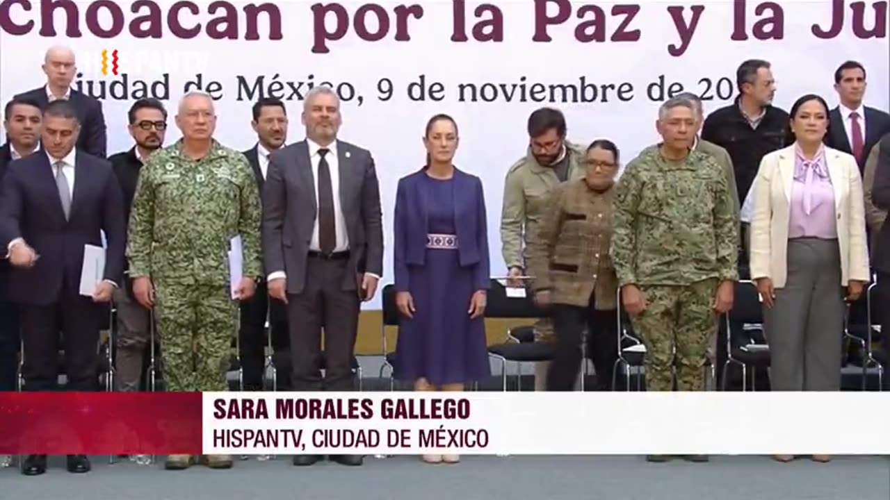 Gobierno mexicano presenta plan de paz y justicia para Michoacán