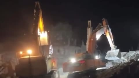 Several reports reveal that the blast was triggered by an Israeli colonial settler bulldozer