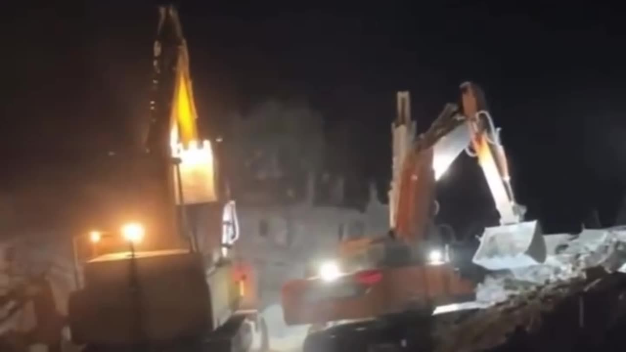 Several reports reveal that the blast was triggered by an Israeli colonial settler bulldozer