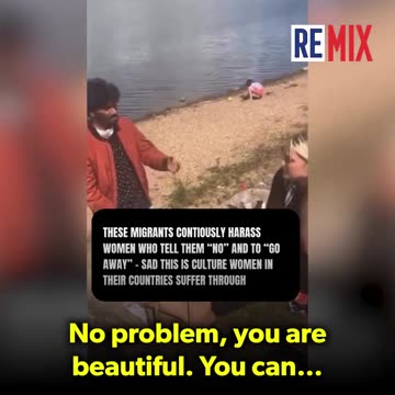 🚨This migrant isn't taking "no" for an answer.