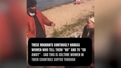 🚨This migrant isn't taking "no" for an answer.
