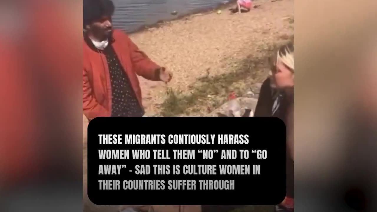 🚨This migrant isn't taking "no" for an answer.